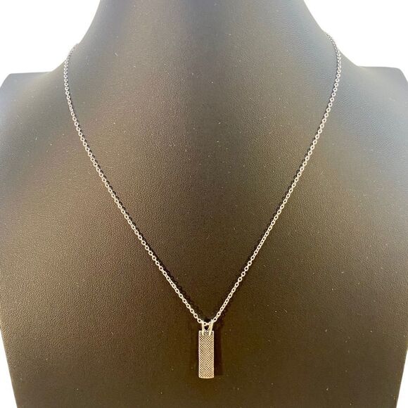 Sand Tree Necklace on Cable Chain. Small & Delicate. - Picture 6 of 7